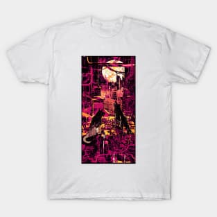 The Moon (Cyberpunk Tarot) T-Shirt